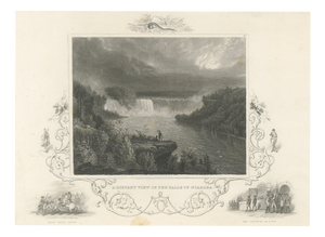 After Thomas Cole, Niagara Falls, 1831, Engraving