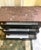 Vintage, Ebonized Wood Commode, Featuring a Marble Top, Three Drawers, Gilded Bronze Mounts, and Gilded Accents on Pilasters, in the Style of Eastlake For Sale - Image 4 of 10