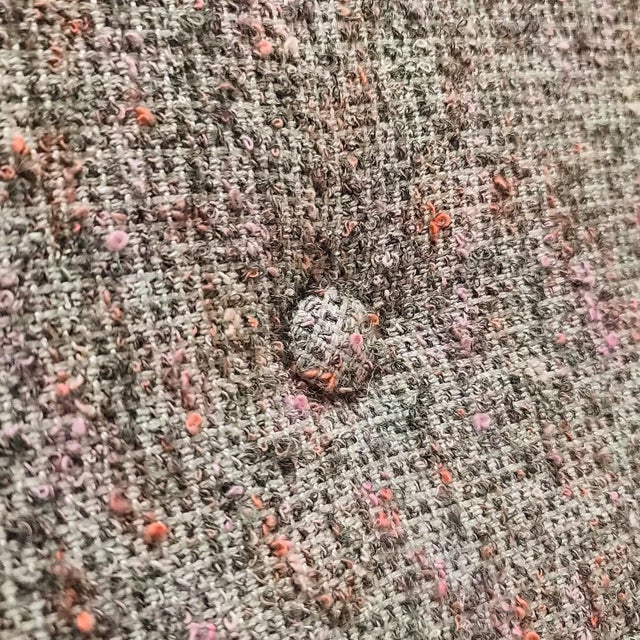 Custom Restored 1950's Drexel Profile Sofa by John Van Koert in Knoll Modern Tweed Textile For Sale - Image 9 of 9