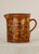French Provincial Late 19th Century French Savoie Glazed Jaspe Earthenware Pitcher For Sale - Image 3 of 6