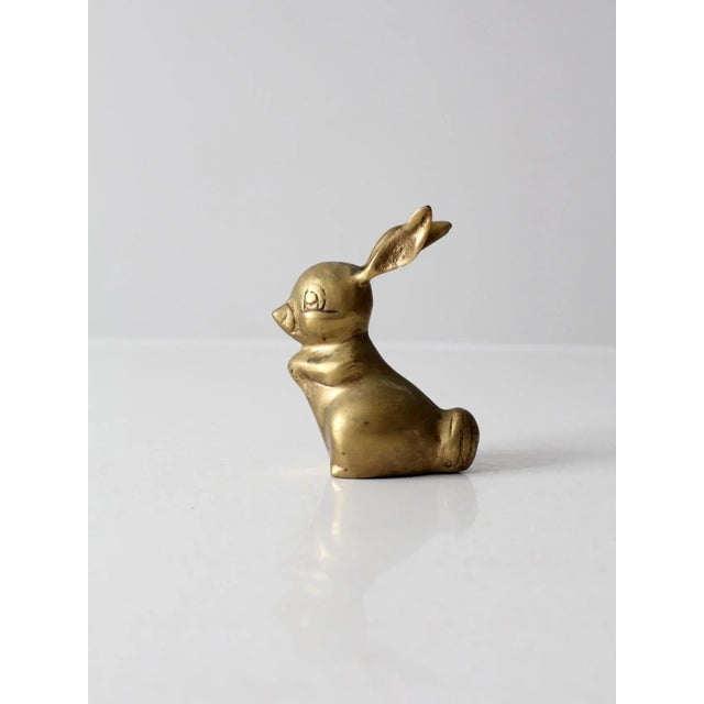 VIntage Brass Bunny Rabbit For Sale - Image 9 of 9
