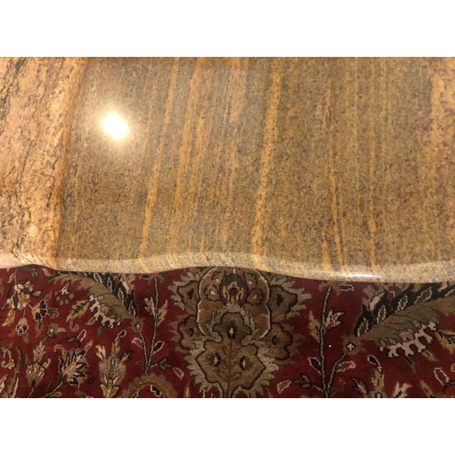Granite and Iron Custom Made Coffee Table For Sale In Houston - Image 6 of 8