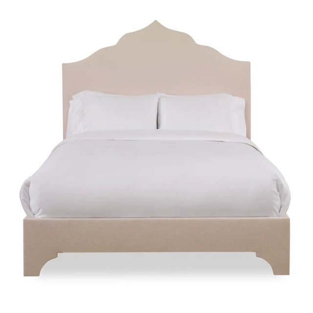 Not Yet Made - Made To Order Clementine King Headboard, Gelam Linen For Sale - Image 5 of 5