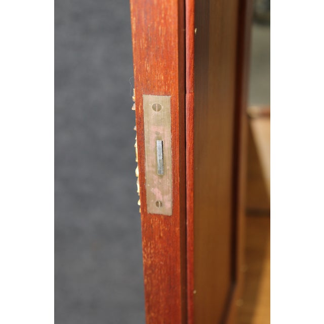 French Superb French Breche D Violette Marble Brass Bronze Mounted Vitrine For Sale - Image 3 of 13