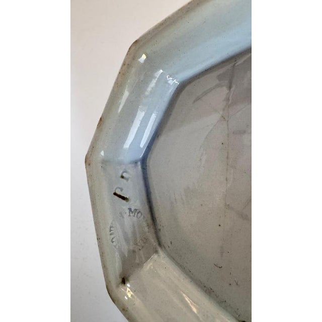 French Ceramic Tableware Set with Beads attributed to Creil Montereau, 19th Century, Set of 3 For Sale - Image 16 of 18