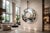 Not Yet Made - Made To Order Collimate Silver Hanging Wall Mirror by GTG Design Couture For Sale - Image 5 of 9