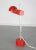 Small Vintage Red Table Lamp For Sale - Image 6 of 11