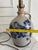Vintage Rowe Pottery Works Salt Glazed Stoneware Cobalt Blue Bird Jug Table Lamp 25" For Sale - Image 17 of 18