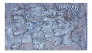 Sax Berlin The Apostles Of The Archipelago Beyond Atlantis. Contemporary Oil Painting 2009