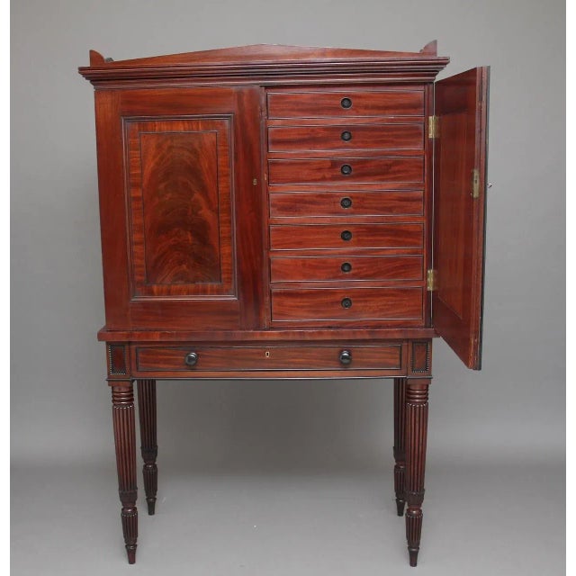 Antique Mahogany Cabinet, 1830s For Sale - Image 5 of 18