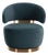Austin Dark Teal Velvet Swivel Chair For Sale