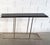 Console Table in Satin Steel with Glossy Black Top, 2000s For Sale - Image 10 of 10