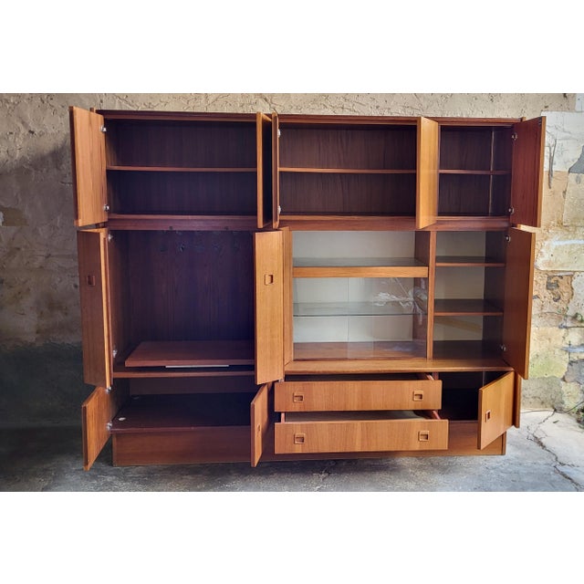 Wood Scandinavian Teak Buffet, 1970s For Sale - Image 7 of 12