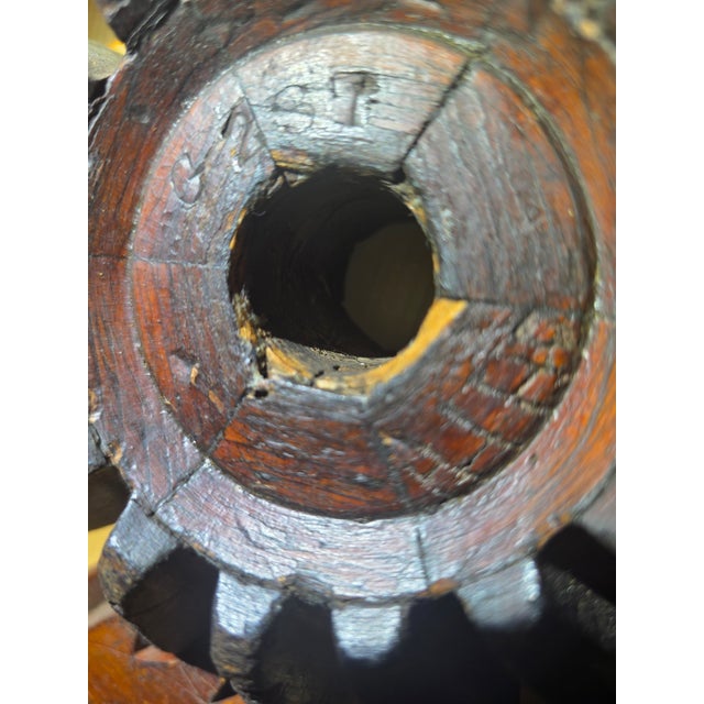 Vintage Industrial Era Gear Wall Art, Steampunk For Sale - Image 12 of 17