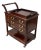 Mid 20th Century George Zee & Co. George III Style Rosewood Tea Cart / Serving Trolley For Sale