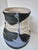 Midnight Tide Large Ceramic Vase - Abstract Pottery For Sale - Image 4 of 6