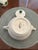Mid-Century Modern 1950s Mid Century Modern "I Love Lucy" Franciscan Ivy Teapot and 2 Cups and Saucers For Sale - Image 3 of 7