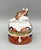 Late 20th Century Vintage Andrea by Sadek Frog Imari Porcelain Trinket Box- Royal Crown Derby / Limoges Style – Japanese / Chinoiserie For Sale - Image 5 of 13
