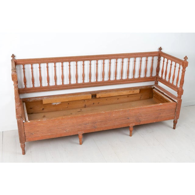 Early 19th-Century Swedish Gustavian Provincial Sofa For Sale - Image 12 of 15