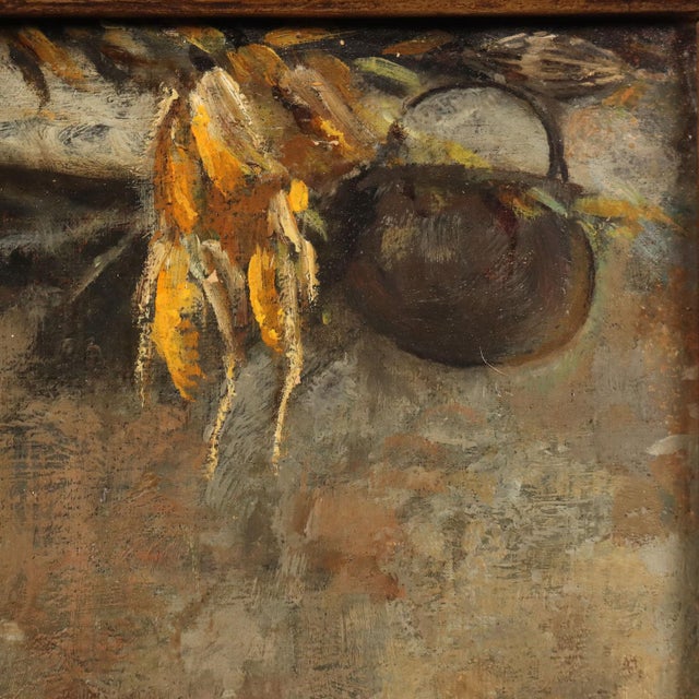 Cesare Laurenti, Rural Scene, Oil on Canvas, Framed For Sale - Image 6 of 12