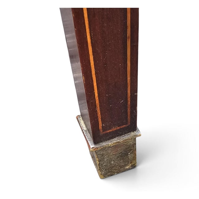A. H. Davenport and Co. Mahogany and Satinwood Inlaid Two-Tier High Console Table, Circa 1890s For Sale In Washington DC - Image 6 of 17