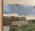 Bottle Green Geography of the Shores, Contemporary Abstract Landscape Oil Painting, Framed by Sophie Dumont For Sale - Image 8 of 11