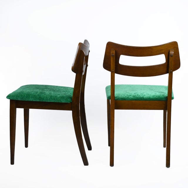 1950s Set of 4 MCM Dining Chairs For Sale - Image 5 of 6