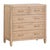 Transitional Stella 5-Drawer High Chest, Light Honey Oak For Sale - Image 3 of 6