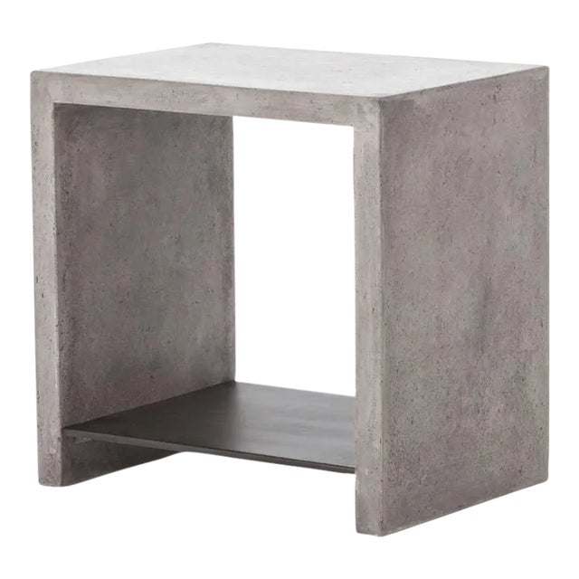 Four Hands Hugo End Table, Dark Grey For Sale