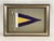 Late 20th Century Nautical Signal Flag In Shadowbox Frame For Sale - Image 5 of 8