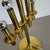 Goldenrod Modernist Brass Table Light in the style of Gaetano Sciolari, Italy, 1970s For Sale - Image 8 of 18