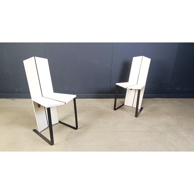 Postmodern Dining Chairs, 1980s, Set of 6 For Sale - Image 9 of 13