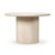 Contemporary Four Hands Oakland Outdoor Dining Table - Outdoor Cream Marble 48" For Sale - Image 3 of 9