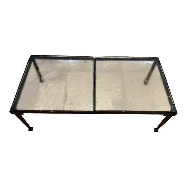 Rh Adilon Rectangular Coffee Table 48" For Sale