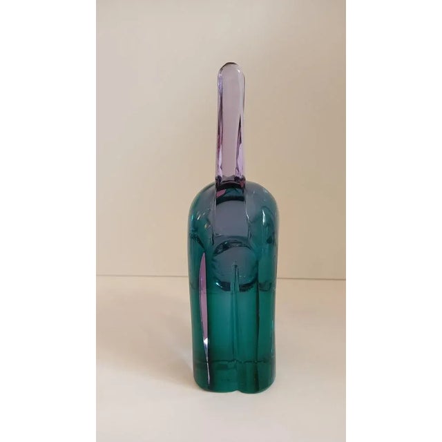 Cat-Shaped Glass Sculpture by Archimede Seguso, Murano, Italy, 1950s For Sale - Image 3 of 7