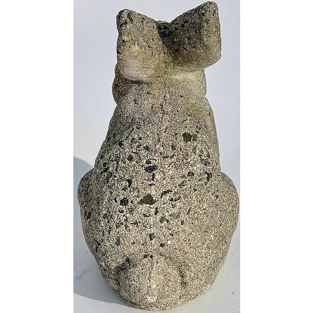 Reconstituted Stone Rabbit Garden Ornament For Sale - Image 4 of 8