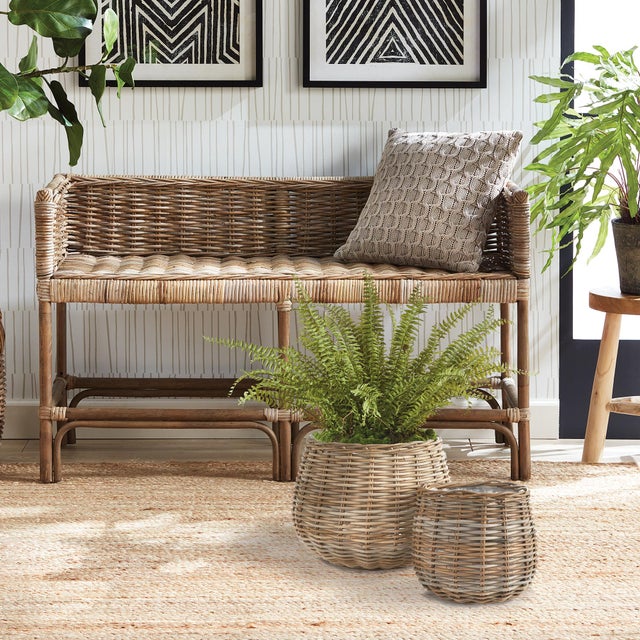 Kenneth Ludwig Chicago Brinley Baskets, Set Of 2 For Sale - Image 4 of 4