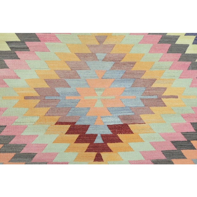 1960s Turkish Antalya Classic Kilim Rug For Sale - Image 9 of 12