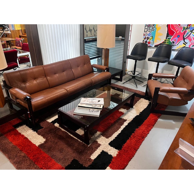 Percival Lafer Brazilian Rosewood & Leather Sofa, Circa 1960s For Sale - Image 17 of 17