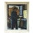 Mid-Century Modern 'A Moment to Read' Swedish Expressive Interior Oil Painting, Framed For Sale