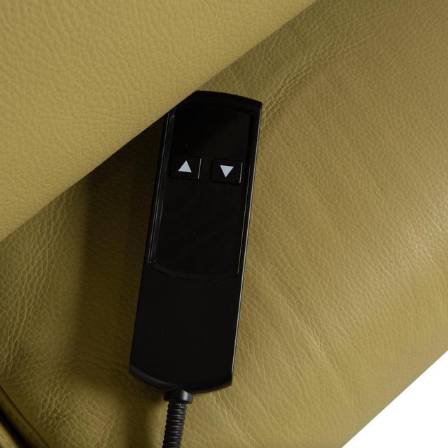 Green Leather Brand Face Corner Sofa in Green with Electric Function from Ewald Schillig For Sale - Image 8 of 18