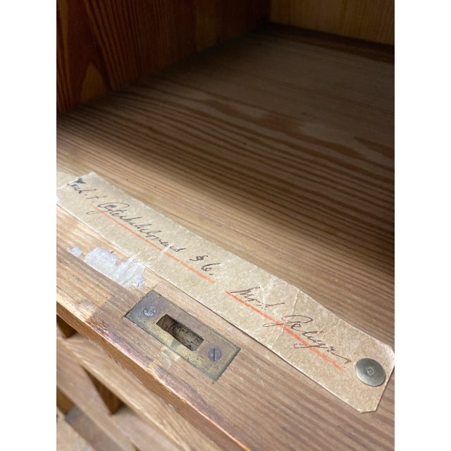 1900 - 1909 Solid Pine Tall Cabinet by Martin Nyrop For Sale - Image 11 of 13