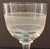 Clear Wheel-Etched Cordial Vintage Glasses - A Pair For Sale In Charlotte - Image 6 of 14
