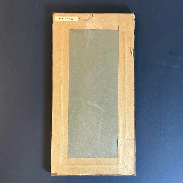 Cinco De Mayo - 1950s Vintage Mexican Folk Art Original Feather Bird Mixed Media Painting. For Sale - Image 10 of 10