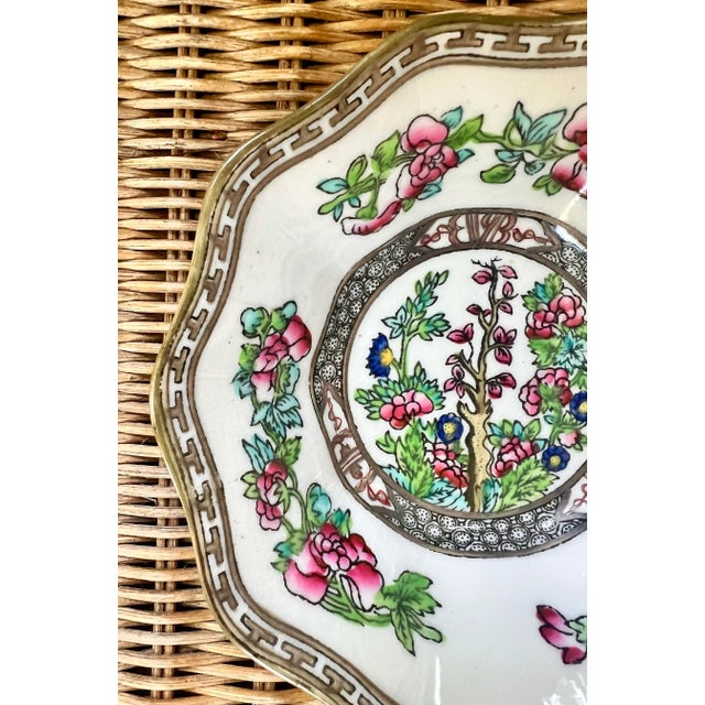 English Indian Tree by Coalport Scalloped Coupe Cereal Bowl For Sale - Image 3 of 7