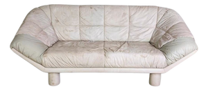 Vintage 3-Seater Sofa in Leather by Dupe Burkhardt Vogtherr