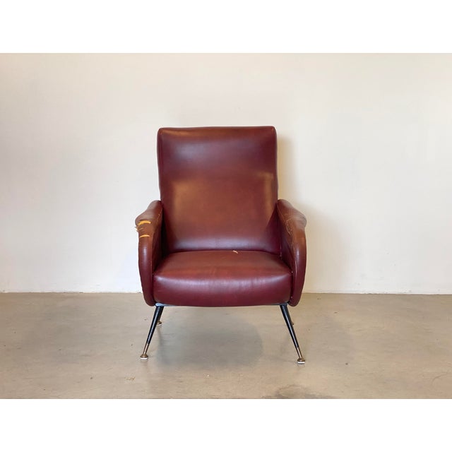 Black Chair in the style of Marco Zanuso, 1950s For Sale - Image 8 of 10