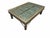 Antique 19th-Century Indian Teak Door & Iron Studded Coffee Table With Glass Top For Sale - Image 4 of 10