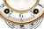 New Haven Clock Company Antique Four-Glass Brass Crystal Regulator Mantel Clock For Sale - Image 4 of 8
