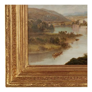 Antique Orientalist India Landscape Oil Painting by Daniel C. Grose For Sale